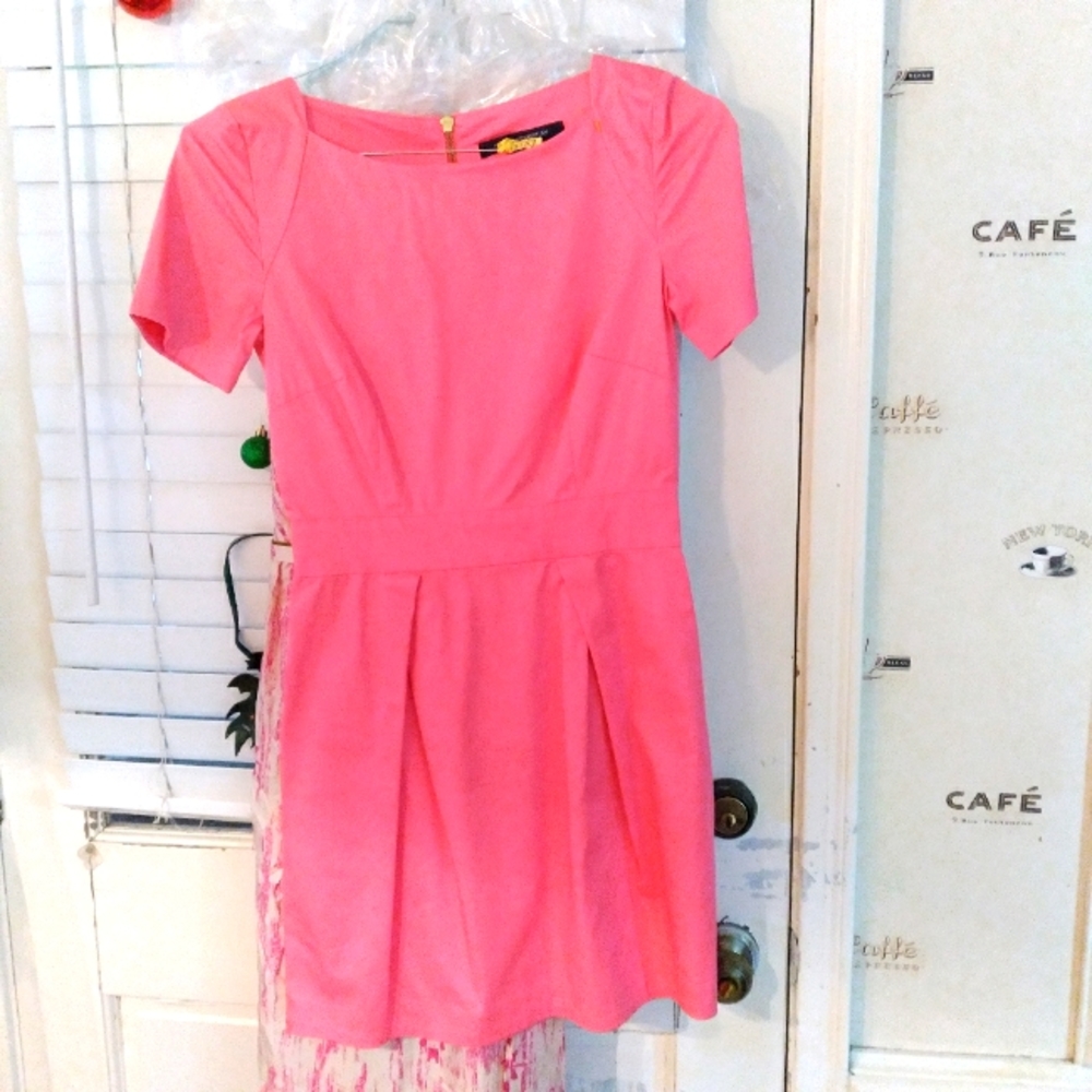 French connection hot pink dress size 4